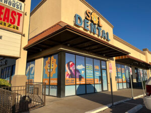 Sol Dental window wrap exterior